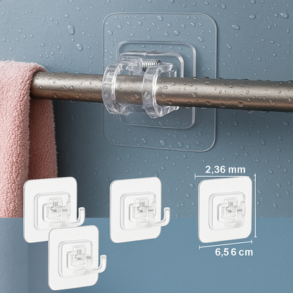 Self-Stick Rod Hooks – Pack of 6